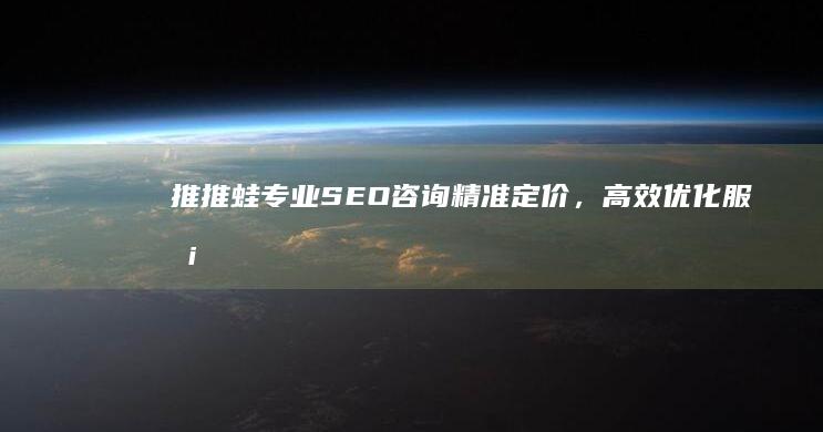 推推蛙专业SEO咨询：精准定价，高效优化服务